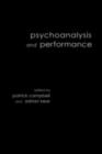 Psychoanalysis and Performance - eBook