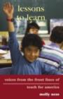 Lessons to Learn : Voices from the Frontlines of Teach for America - eBook