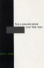 Self-Knowledge and the Self - eBook