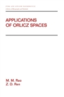 Applications Of Orlicz Spaces - eBook