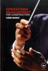 Operations Management for Construction - eBook