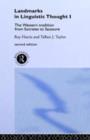 Landmarks In Linguistic Thought Volume I : The Western Tradition From Socrates To Saussure - eBook