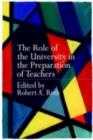The Role of the University in the Preparation of Teachers - eBook