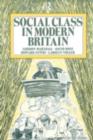 Social Class in Modern Britain - eBook