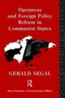 Openness and Foreign Policy Reform in Communist States - eBook
