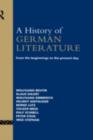 A History of German Literature : From the Beginnings to the Present Day - Wolfgang Beutin
