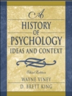 A History of Psychology : Ideas and Context - Book