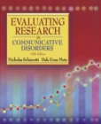 Evaluating Research in Communicative Disorders - Book