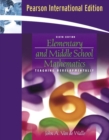 Elementary and Middle School Mathematics : Teaching Developmentally - Book