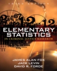 Elementary Statistics in Criminal Justice Research - Book