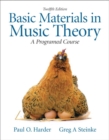 Basic Materials in Music Theory : A Programed Approach with Audio CD - Book