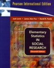 Elementary Statistics in Social Research - Book