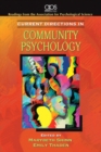 Current Directions in Community Psychology for Community Psychology - Book