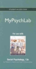 New MyPsychLab Without Pearson eText - Standalone Acces Card - For Social Psychology - Book