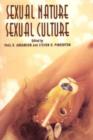 Sexual Nature/Sexual Culture - Book
