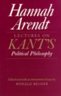 Lectures on Kant's Political Philosophy - Book