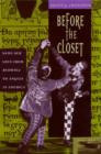 Before the Closet : Same-Sex Love from "Beowulf" to "Angels in America" - Book