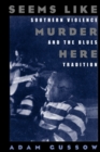 Seems Like Murder Here : Southern Violence and the Blues Tradition - Book