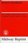 The Little Community and Peasant Society and Culture - Book