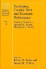 Developing Country Debt and Economic Performance : Country Studies - Indonesia, Korea, Philippines, Turkey v. 3 - Book