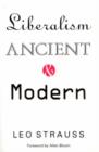 Liberalism Ancient and Modern - Book