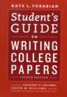 Student's Guide to Writing College Papers - Book