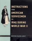 Instructions for American Servicemen in Iraq During World War II - Book