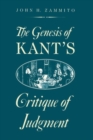 The Genesis of Kant's Critique of Judgment - Book