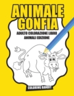 Animale Gonfia : Adulto Colorazione Libro Animali Edizione - Book