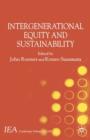 Intergenerational Equity and Sustainability - Book