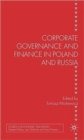 Corporate Governance and Finance in Poland and Russia - Book