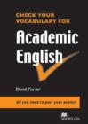 Check Vocabulary for Academic English Student Book - Book