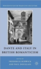 Dante and Italy in British Romanticism - Book