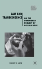 Law and Transcendence : On the Unfinished Project of Gillian Rose - Book