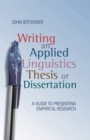 Writing an Applied Linguistics Thesis or Dissertation : A Guide to Presenting Empirical Research - Book