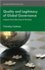 Quality and Legitimacy of Global Governance : Case Lessons from Forestry - Book