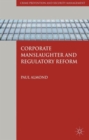 Corporate Manslaughter and Regulatory Reform - Book