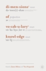Dimensions of Vocabulary Knowledge - Book