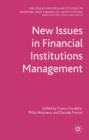 New Issues in Financial Institutions Management - Book