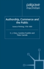 Authorship, Commerce and the Public : Scenes of Writing 1750-1850 - eBook