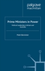 Prime Ministers in Power : Political Leadership in Britain and Australia - eBook