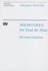 Memoires for Paul de Man - Book