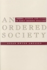 An Ordered Society : Gender and Class in Early Modern England - Book