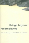 Things Beyond Resemblance : Collected Essays on Theodor W. Adorno - Book