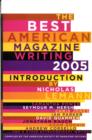 The Best American Magazine Writing 2005 - Book