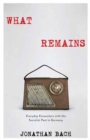 What Remains : Everyday Encounters with the Socialist Past in Germany - Book