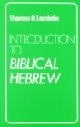 Introduction to Biblical Hebrew - Book