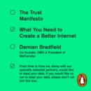 The Trust Manifesto : What you Need to do to Create a Better Internet - eAudiobook
