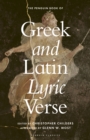 The Penguin Book of Greek and Latin Lyric Verse - Book