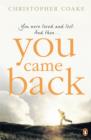 You Came Back - Book